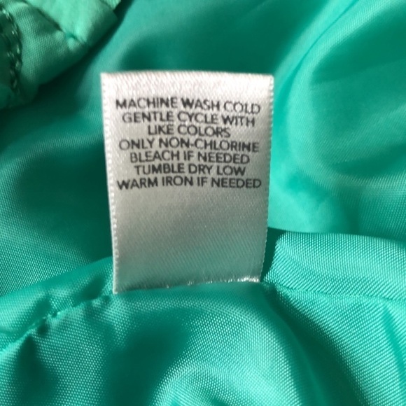 Christopher & BANKS - Seafoam Green Quilted Full Zip Front Vest - Size Medium - Picture 7 of 7